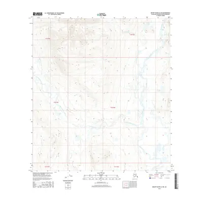 2016 Map of Mount Hayes A-6 NE, 2016 Print