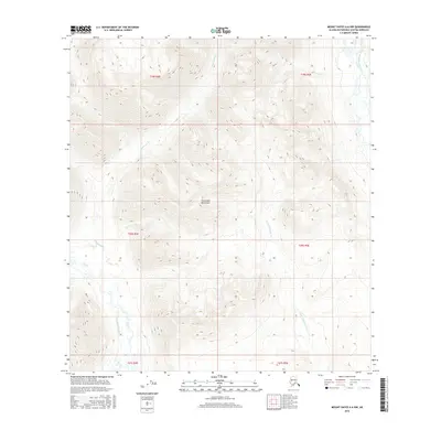 2016 Map of Mount Hayes A-6 NW, 2016 Print
