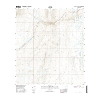 2016 Map of Mount Hayes A-6 SE, 2016 Print