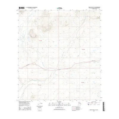 2016 Map of Mount Hayes A-6 SW, 2016 Print