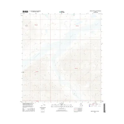 2016 Map of Mount Hayes B-1 NE, 2016 Print