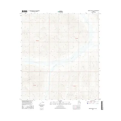 2016 Map of Mount Hayes B-1 SE, 2016 Print