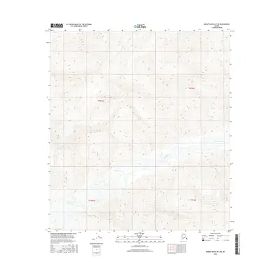 2016 Map of Mount Hayes B-1 SW, 2016 Print