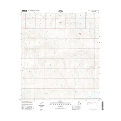 2016 Map of Mount Hayes B-2 NE, 2016 Print