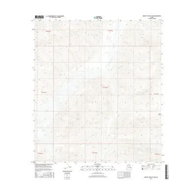2016 Map of Mount Hayes B-2 NW, 2016 Print