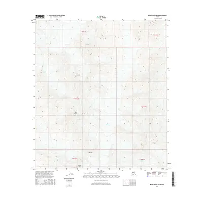 2016 Map of Mount Hayes B-3 NW, 2016 Print