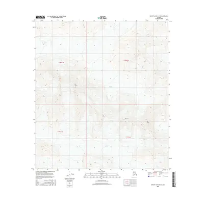 2016 Map of Mount Hayes B-3 SE, 2016 Print