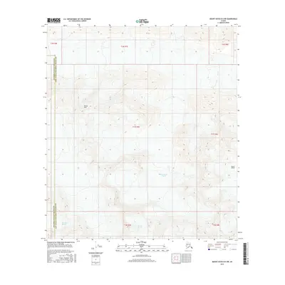 2016 Map of Mount Hayes B-5 NW, 2016 Print