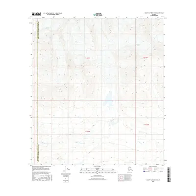 2016 Map of Mount Hayes B-5 SW, 2016 Print