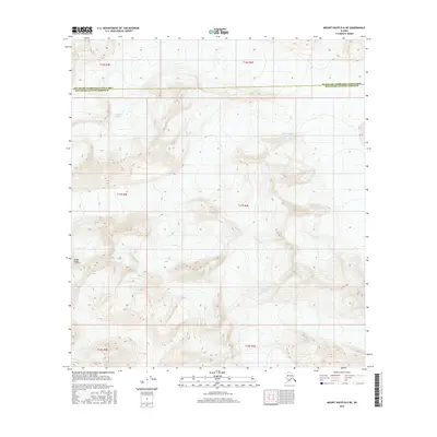 2016 Map of Mount Hayes B-6 NE, 2016 Print