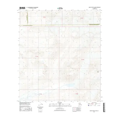 2016 Map of Mount Hayes B-6 NW, 2016 Print