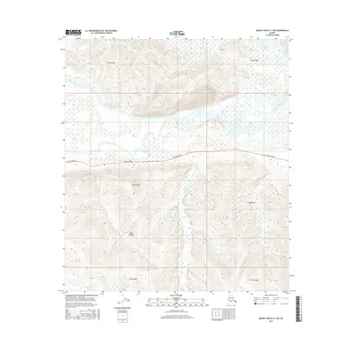 2016 Map of Mount Hayes C-1 NW, 2016 Print