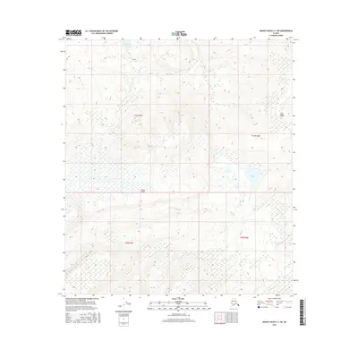 2016 Map of Mount Hayes C-1 SW, 2016 Print