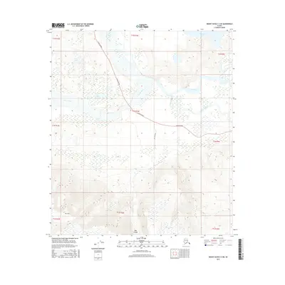 2016 Map of Mount Hayes C-2 NE, 2016 Print