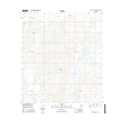 2016 Map of Mount Hayes C-2 NW, 2016 Print