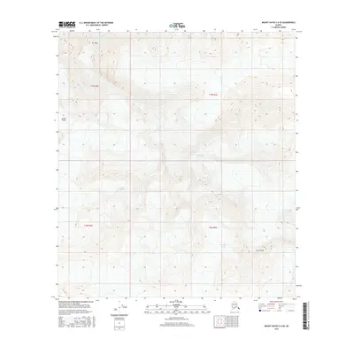 2016 Map of Mount Hayes C-6 SE, 2016 Print