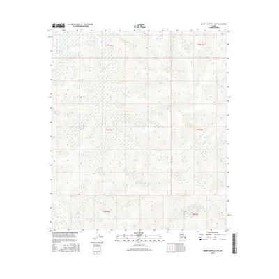 2016 Map of Mount Hayes D-1 NW, 2016 Print