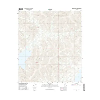 2016 Map of Mount Hayes D-1 SW, 2016 Print