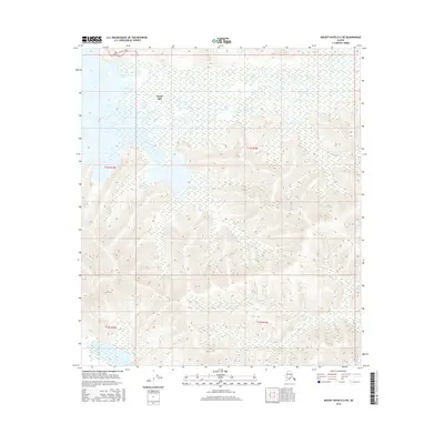 2016 Map of Mount Hayes D-2 NE, 2016 Print