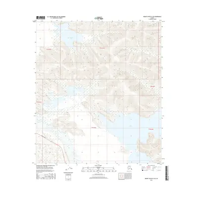 2016 Map of Mount Hayes D-2 SE, 2016 Print
