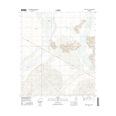 2016 Map of Mount Hayes D-2 SW, 2016 Print