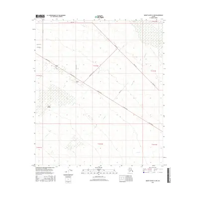 2016 Map of Mount Hayes D-3 NW, 2016 Print