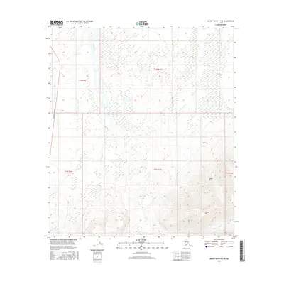 2016 Map of Mount Hayes D-4 SE, 2016 Print