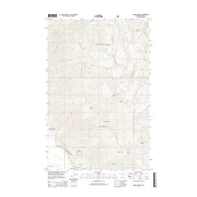 2014 Map of Mount Headley, 2014 Print