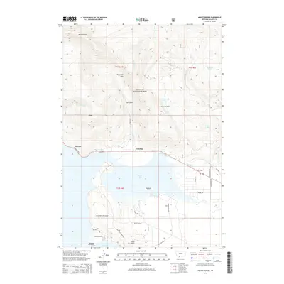 2014 Map of Mount Hebgen, 2014 Print