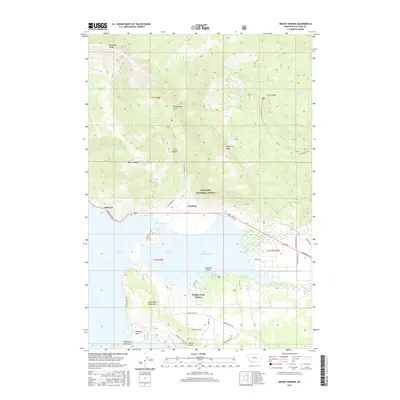 2017 Map of Mount Hebgen, 2017 Print