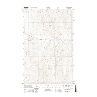 2014 Map of Mount Henry, 2014 Print