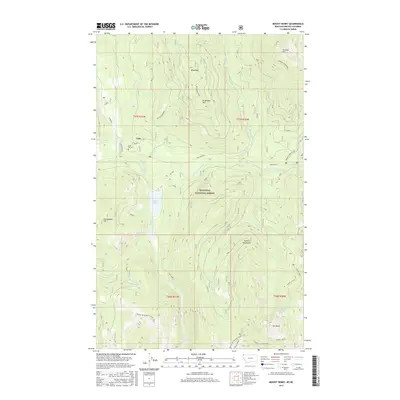 2017 Map of Mount Henry, 2017 Print