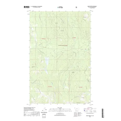 2020 Map of Mount Henry, 2020 Print