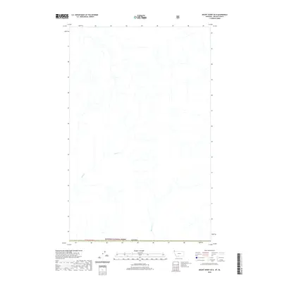 2020 Map of Mount Henry OE N, 2020 Print