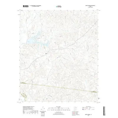 2019 Map of Mount Herman, 2019 Print