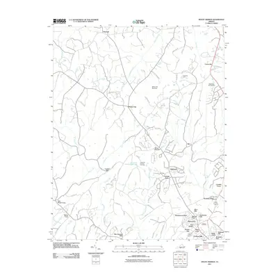 2011 Map of Mount Hermon, 2011 Print