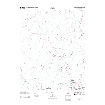 2013 Map of Mount Hermon, 2013 Print