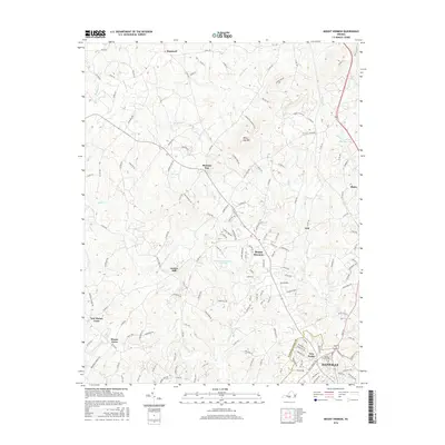 2016 Map of Mount Hermon, 2016 Print