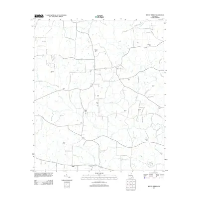 2012 Map of Mount Hermon, 2012 Print