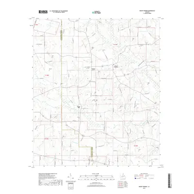 2018 Map of Mount Hermon, 2018 Print