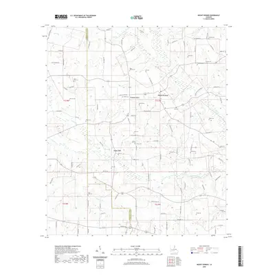 2020 Map of Mount Hermon, 2020 Print