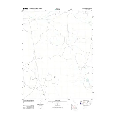 2011 Map of Mount Hicks, 2011 Print
