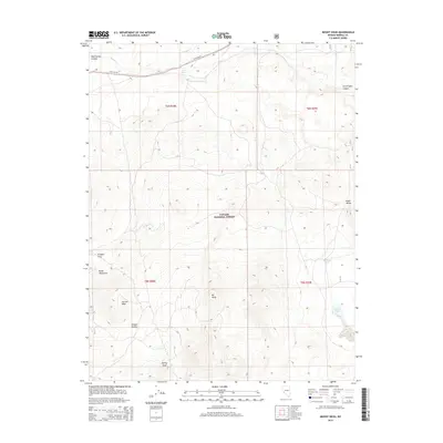 2014 Map of Mount Hicks, 2014 Print