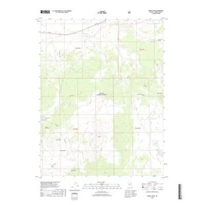 2018 Map of Mount Hicks, 2018 Print