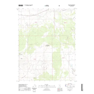 2021 Map of Mount Hicks, 2021 Print