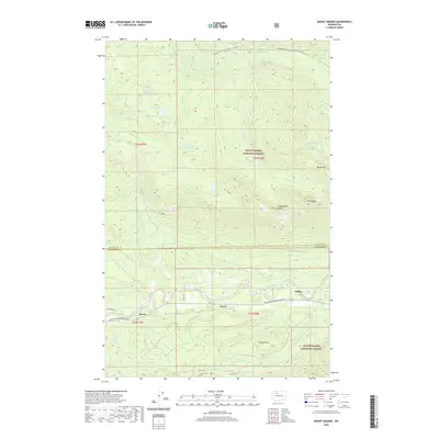 2020 Map of Mount Higgins, 2020 Print