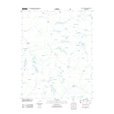 2012 Map of Mount Hilgard, 2012 Print