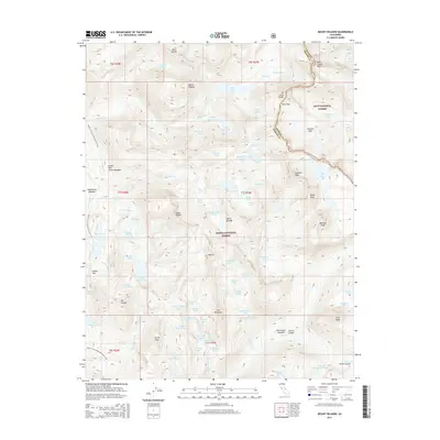 2015 Map of Mount Hilgard, 2015 Print