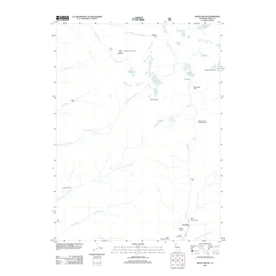 2012 Map of Mount Hilton, 2012 Print