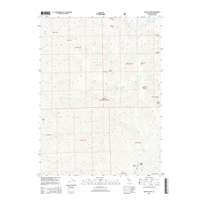 2015 Map of Mount Hilton, 2015 Print